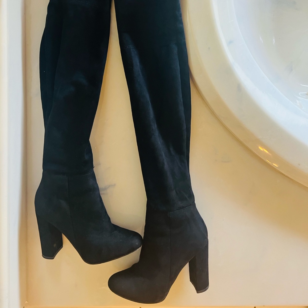 ALDO Black Thigh high boots